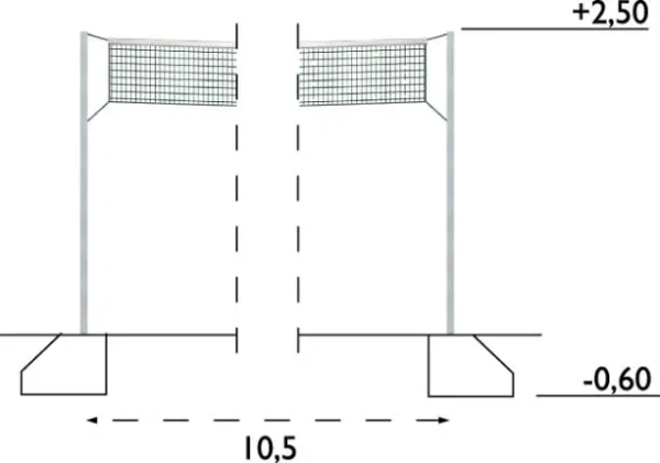 Tillbehör | Volleybollstolpar
